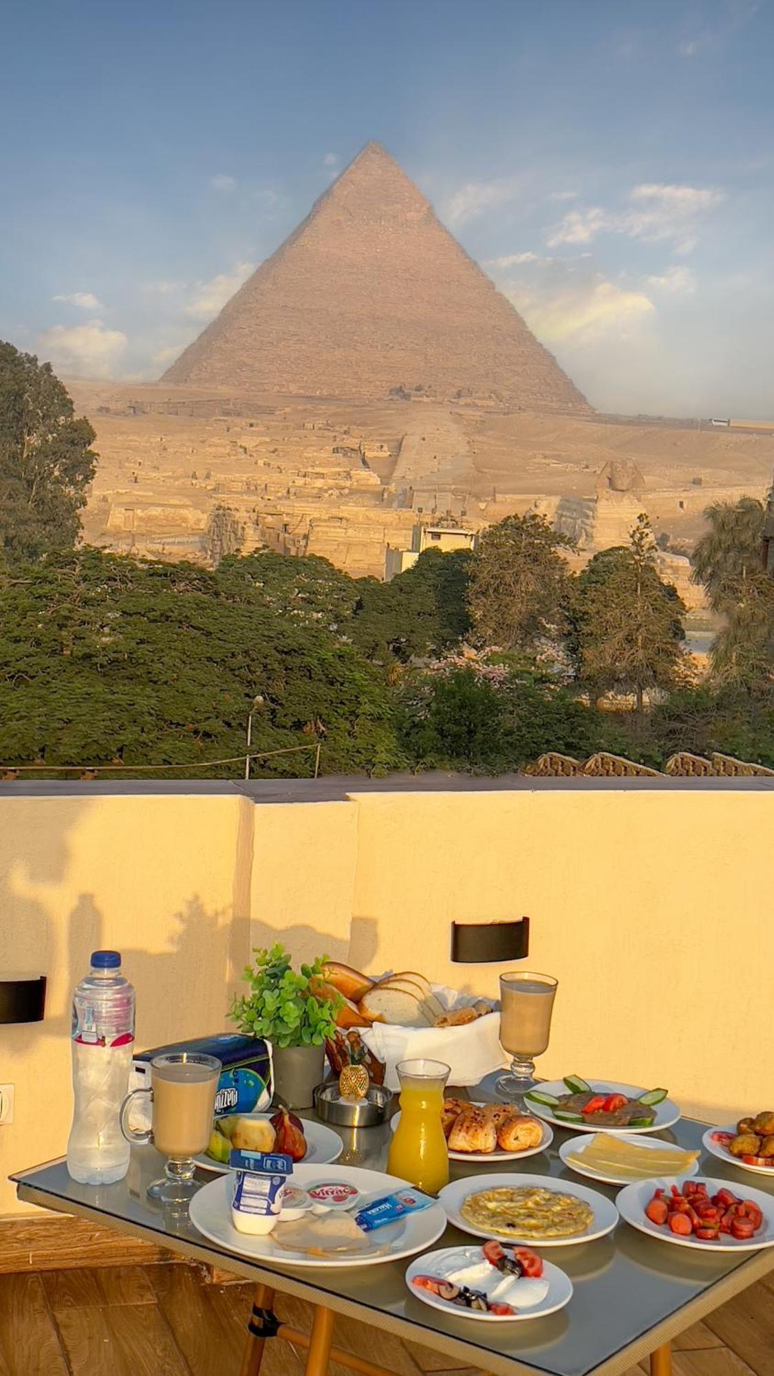 Pyramids Vista Inn Kafret el-Gabal Exterior photo